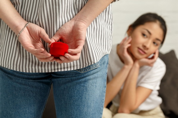 シンプルなプロポーズの言葉を望んでいる